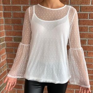 Swiss Dot Blouse